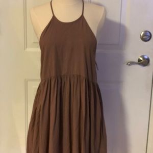 Short Tan Dress